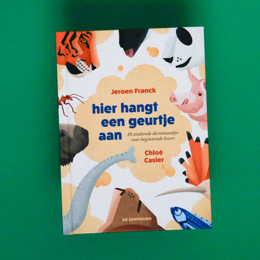 hier hangt een geurtje aan - voorkant cover omslag kaft