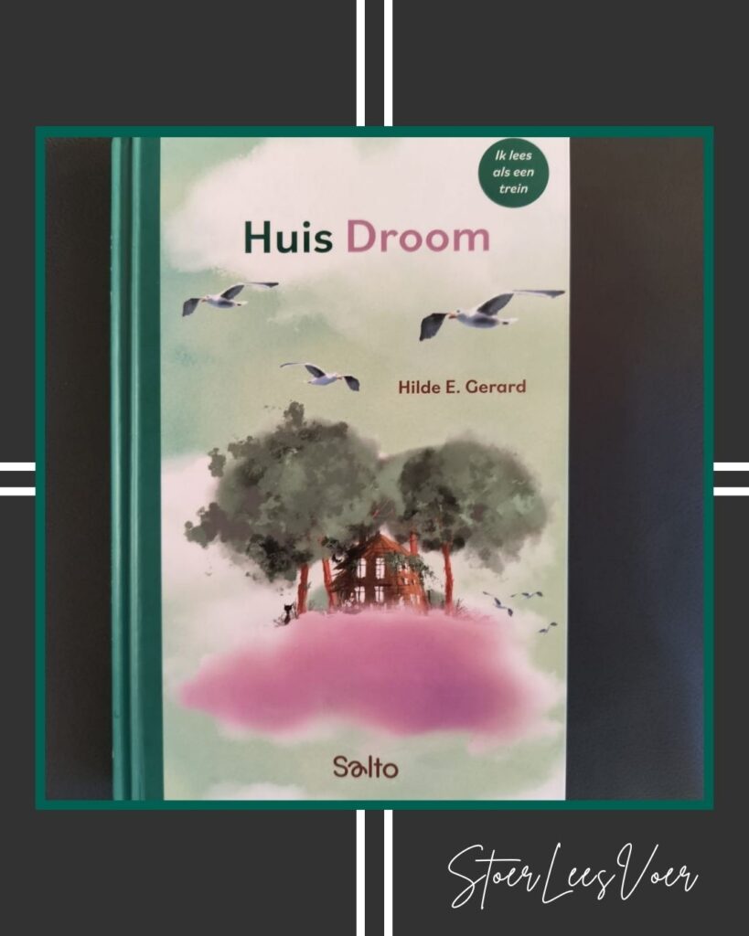 Kader Huis Droom ik lees als een trein voorkant cover omslag kaft