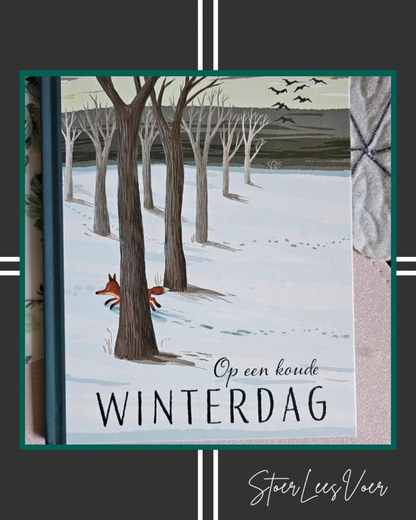 op een koude winterdag voorkant cover omslag kaft