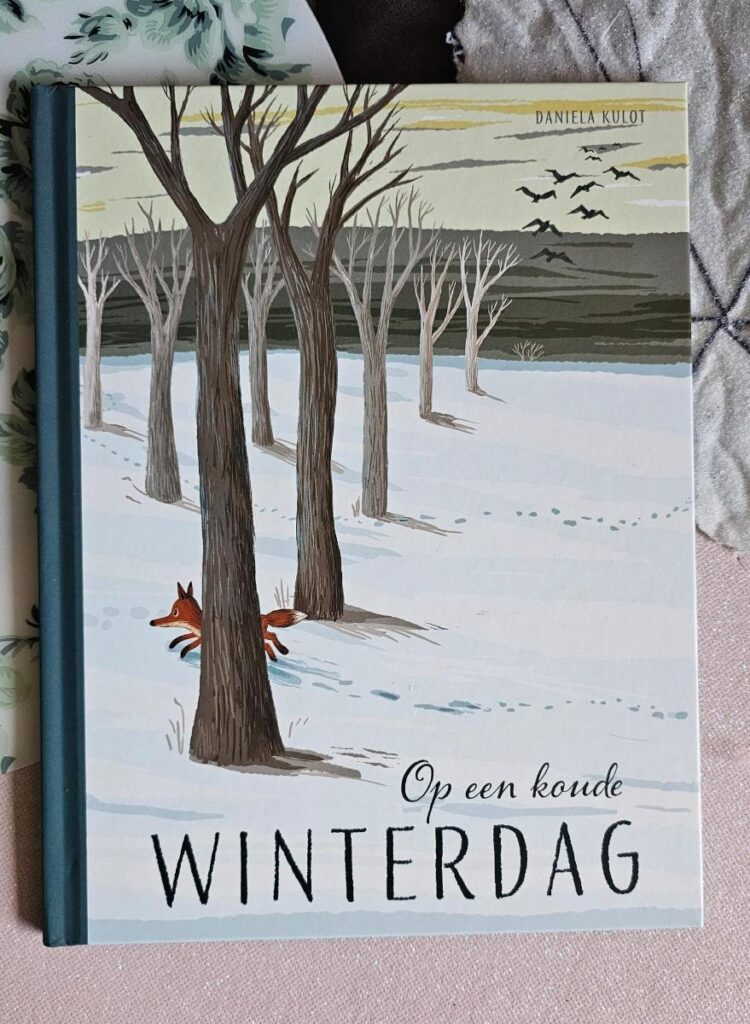op een koude winterdag voorkant cover omslag kaft