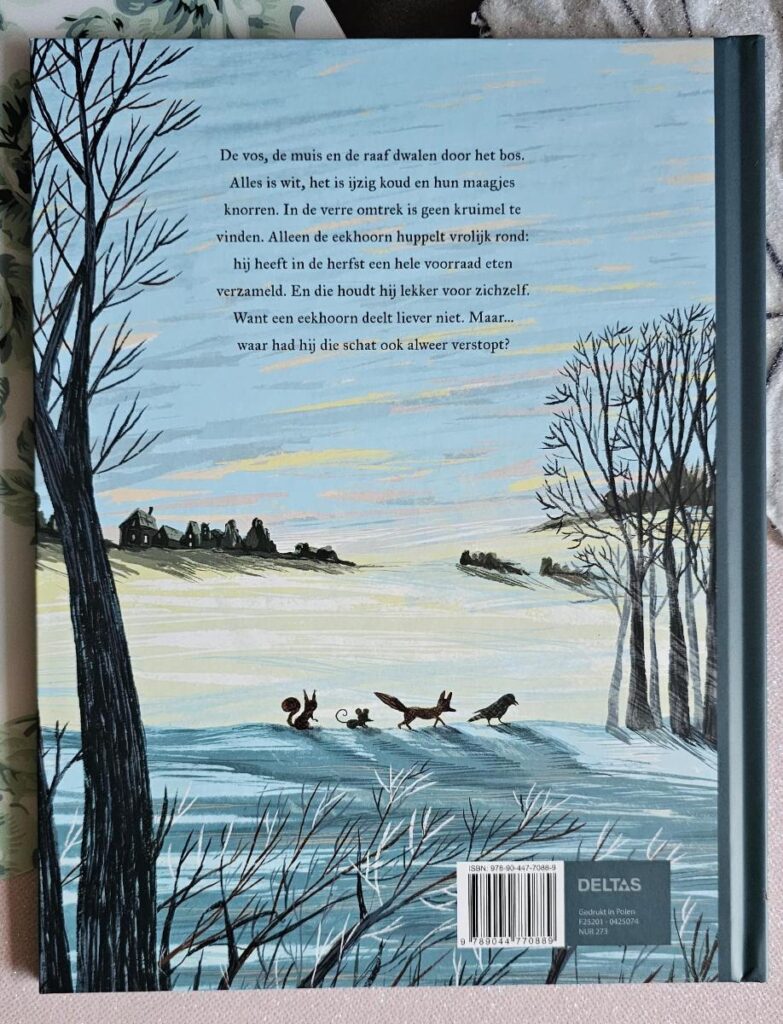 op een koude winterdag