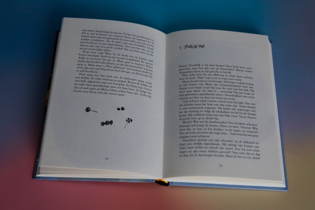 bladspiegel 3/3 Hoofdstuk Pas(p)op pagina 50-51 tekst en kleine illustraties