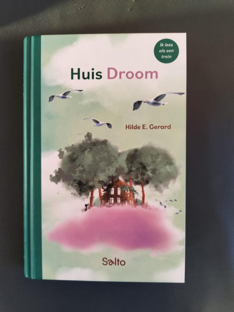 Kader Huis Droom ik lees als een trein voorkant cover omslag kaft