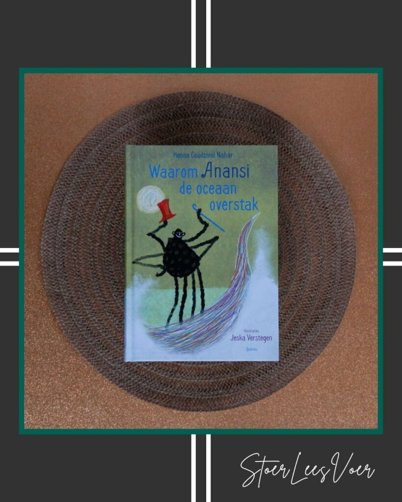 voorkant cover omslag kaft waarom Anansi de oceaan overstak SLV kader