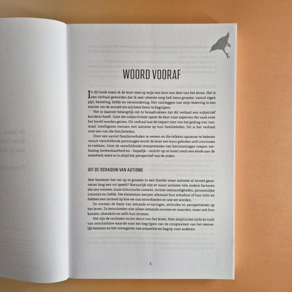Woord vooraf - autofictioneel boek
