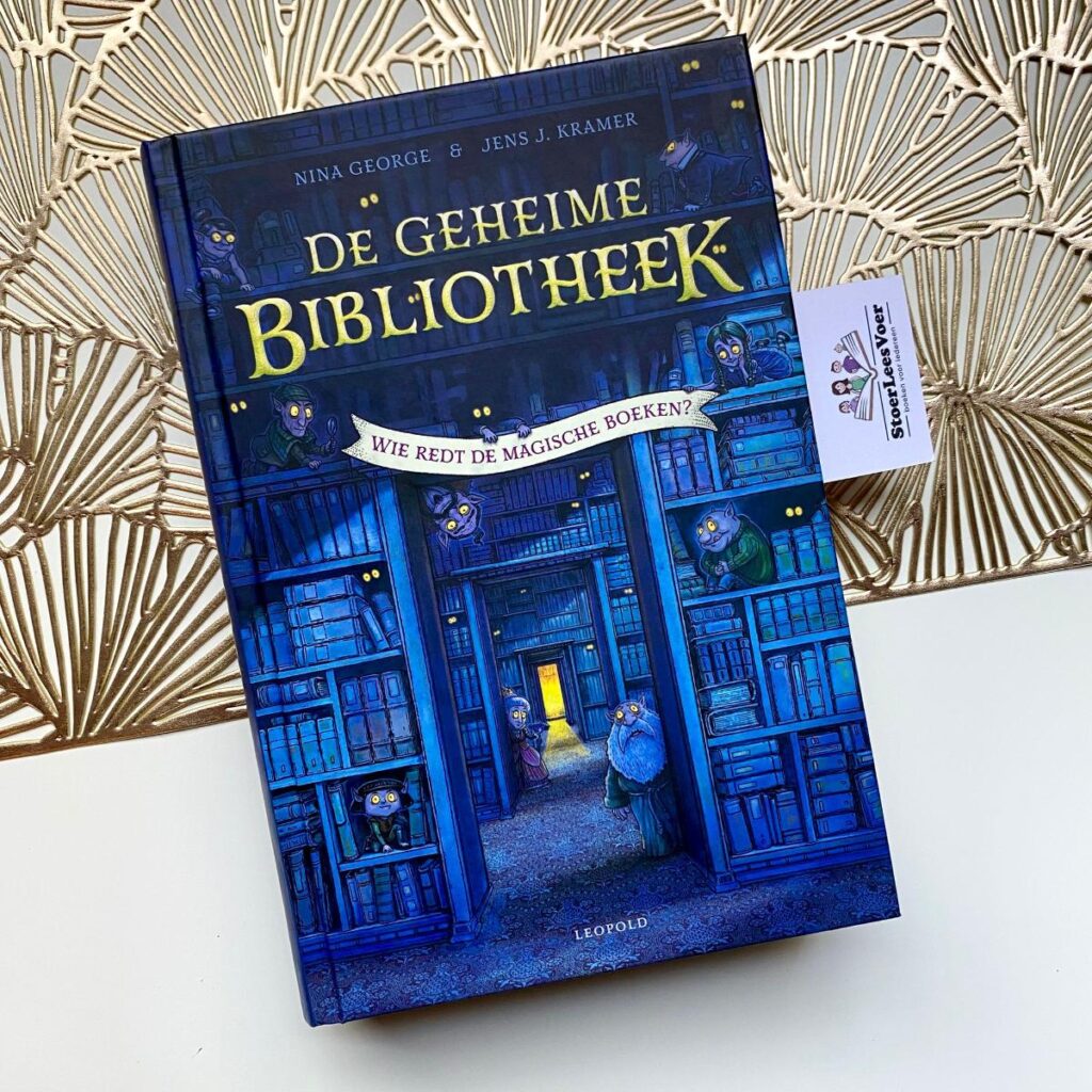 De geheime bibliotheek voorkant cover omslag kaft