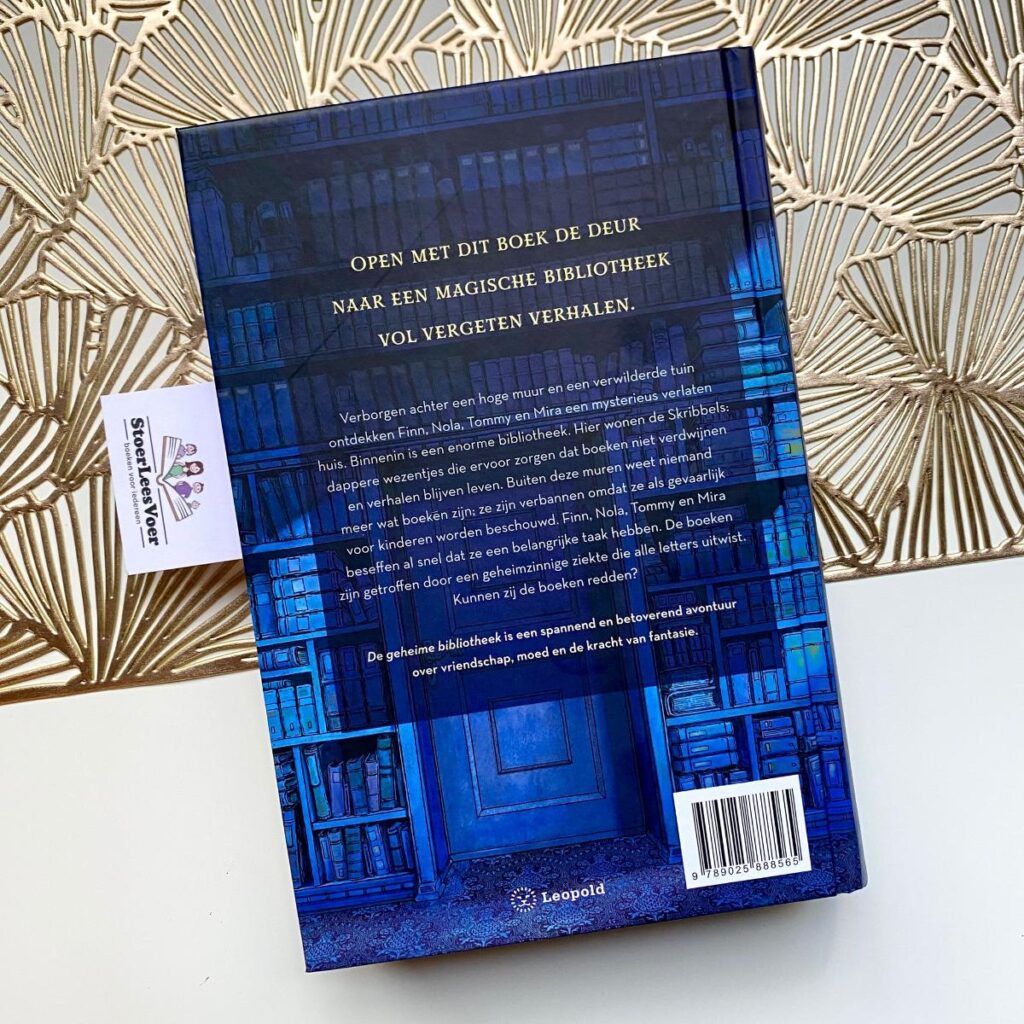 De geheime bibliotheek achterkant achterflap synopsis samenvatting cover omslag kaft