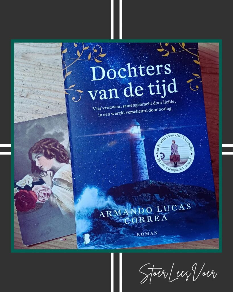 Roman 'Dochters van e tijd' van auteur Armando Lucas Correa voorkant cover omslag kaft