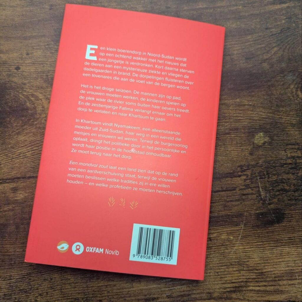 Achterkant mondvol zout