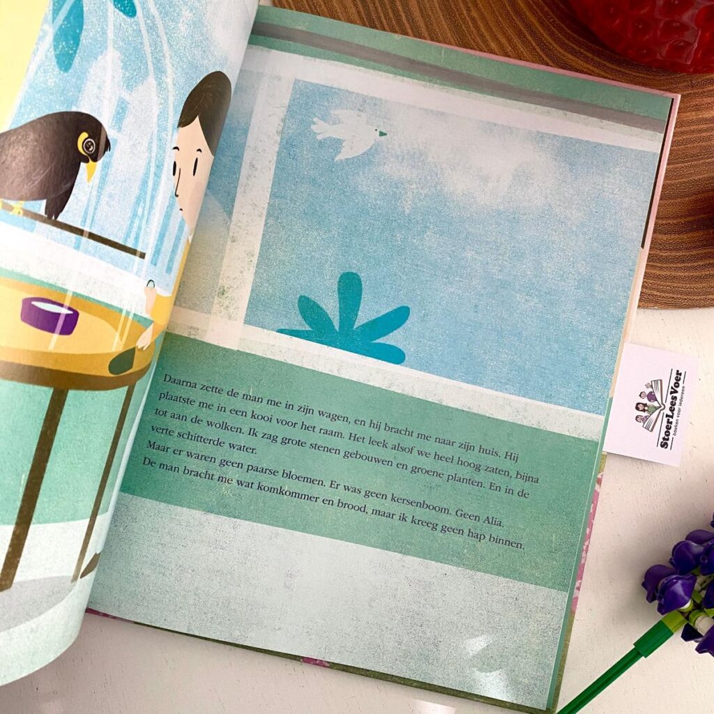 een vogel op de vlucht tekst en illustraties