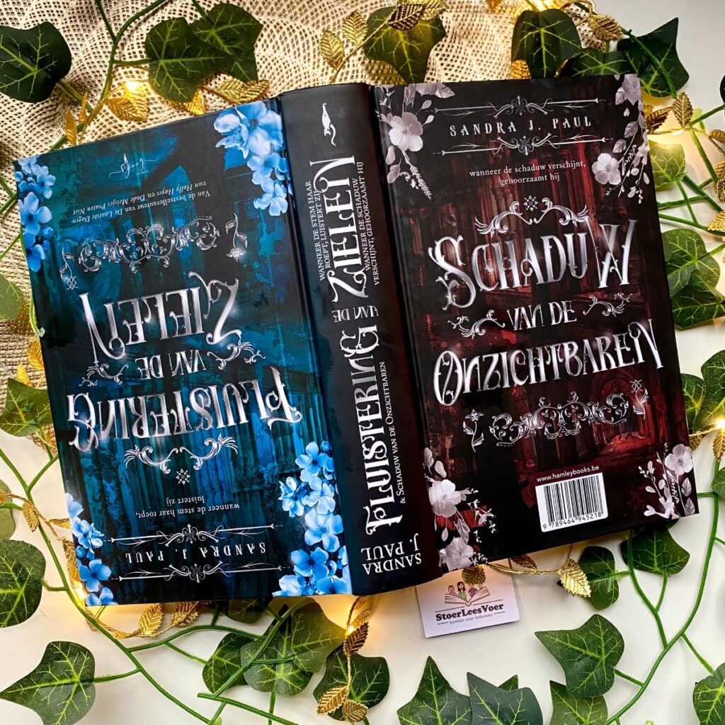 Fluistering van de zielen schaduw van de onzichtbaren voorkant cover omslag kaft flipover novel sandra j paul