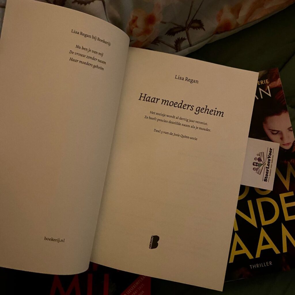 titelblad josie quinn 3 lisa regan