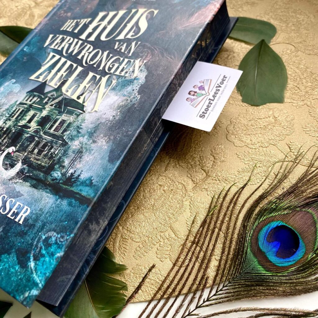 Het huis van verwrongen zielen voorkant cover omslag kaft bedrukt boekblok