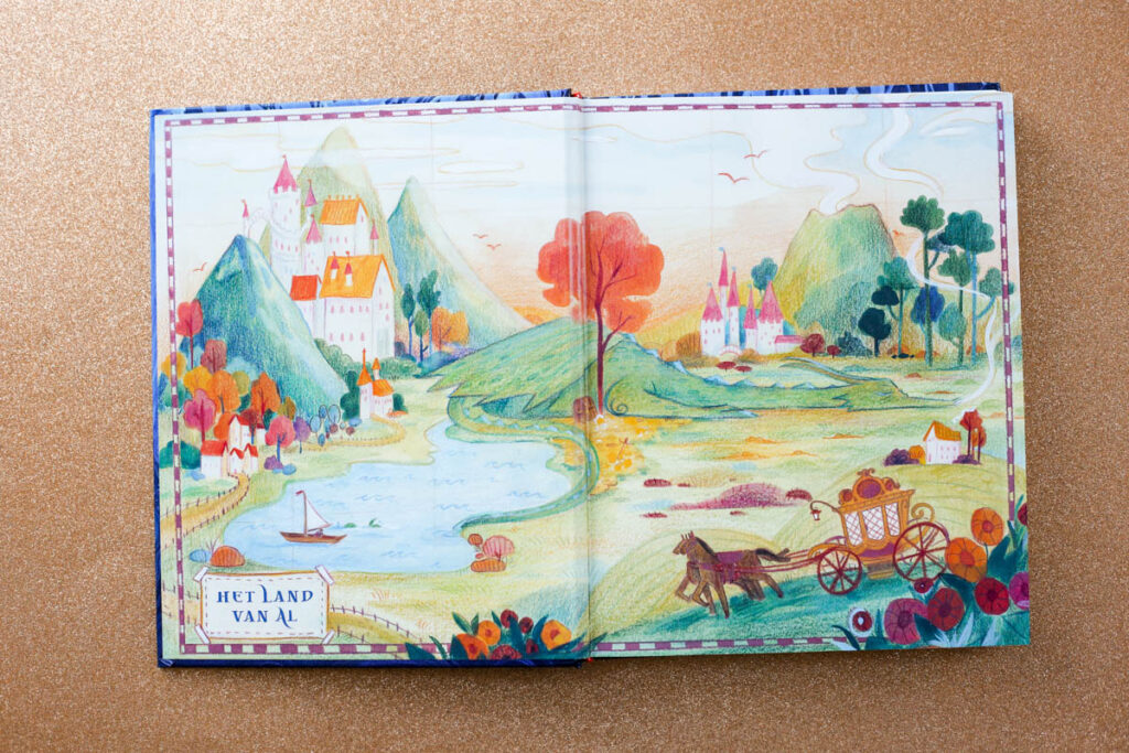 schutblad - Kaart van het Land van Al