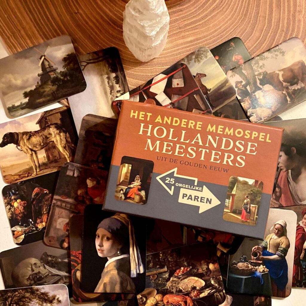 Hollandse meesters memospel voorkant doosje