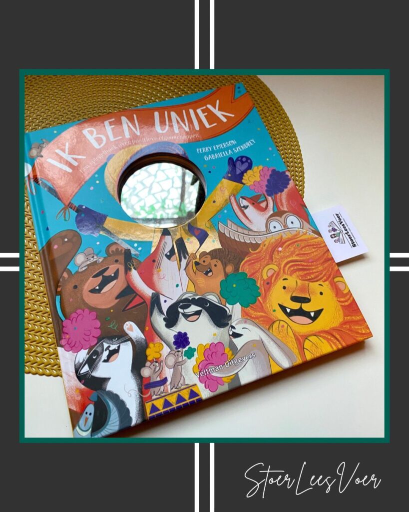 Ik ben uniek voorkant cover omslag kaft spiegelboek