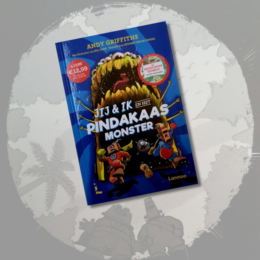 Jij & ik en het Pindakaasmonster voorkant cover omslag kaft adventures unlimited