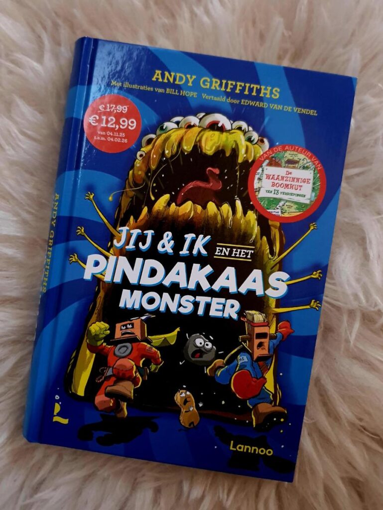 Jij & ik en het Pindakaasmonster voorkant cover omslag kaft adventures unlimited