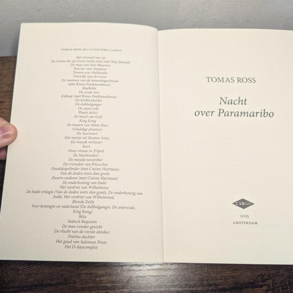 Andere boeken van Tomas Ross