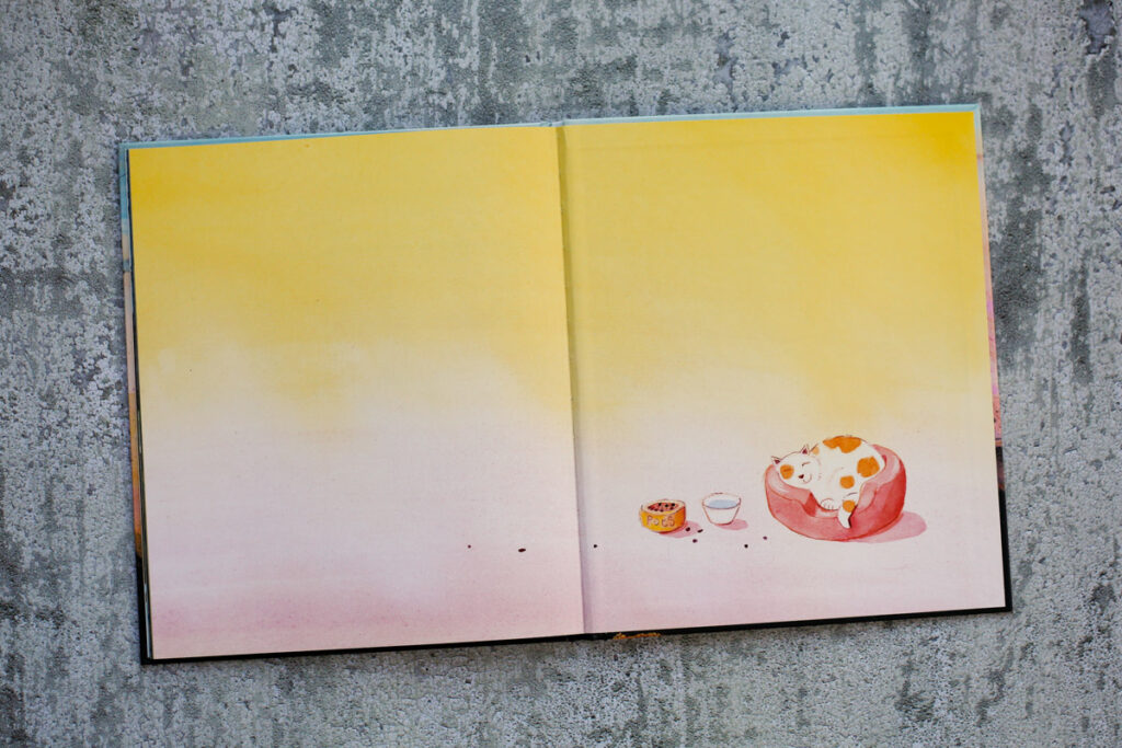 Schutblad achter door