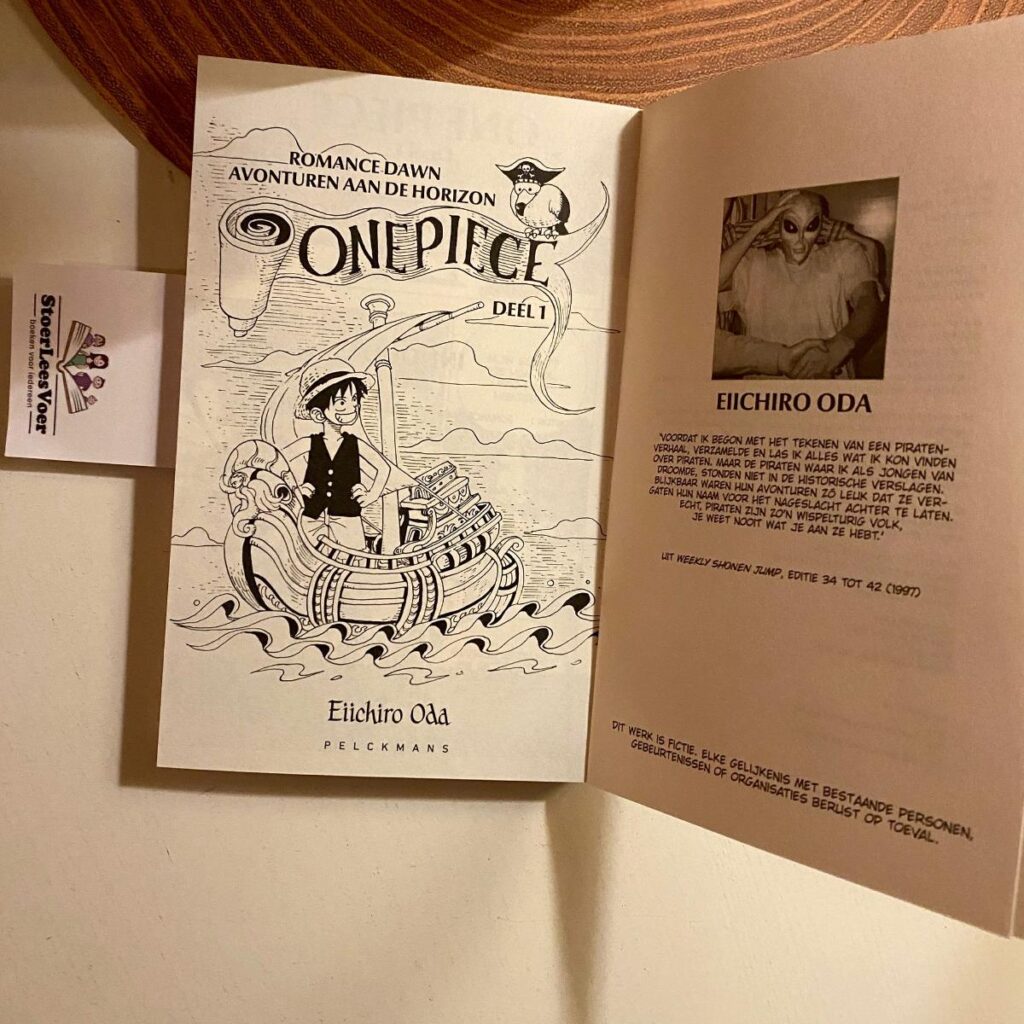 titelblad avonturen aan de horizon romance dawn