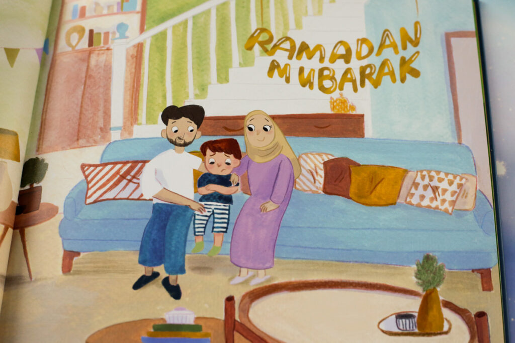 Illustratie Imran mokt omdat hij niet mee mag doen aan het vasten met Ramadan