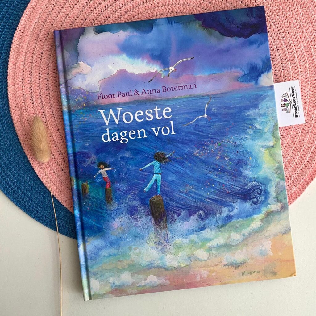 Woeste dagen vol voorkant cover omslag kaft prentenboek