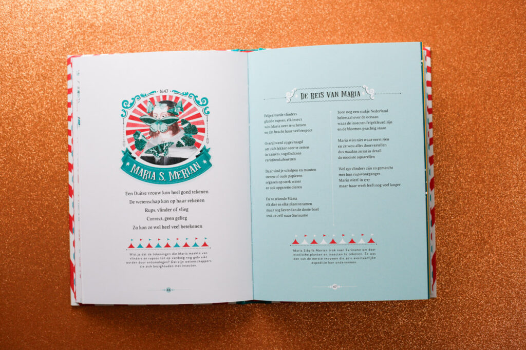 bladspiegel Maria S. Merian illustrator van planten en insecten