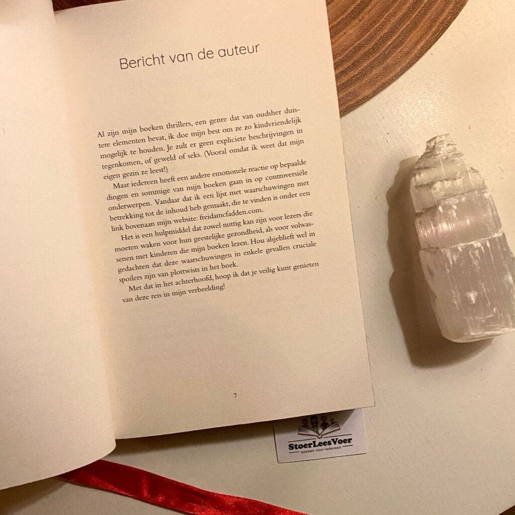 bericht van de auteur