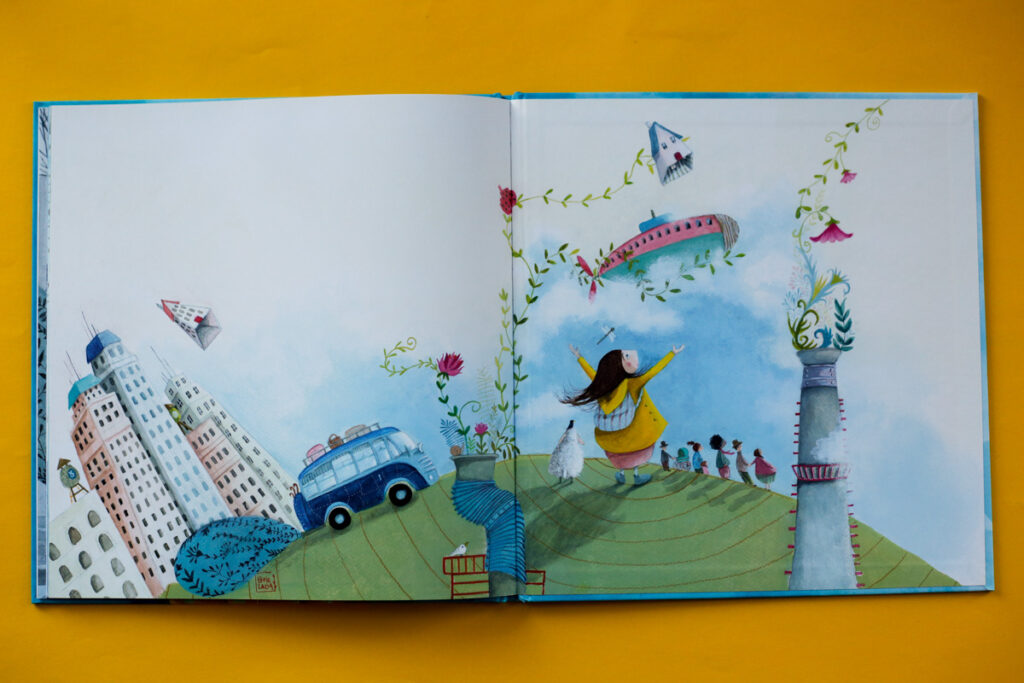 schutblad - Lisa en haar verbeeldingskracht met volop kleur