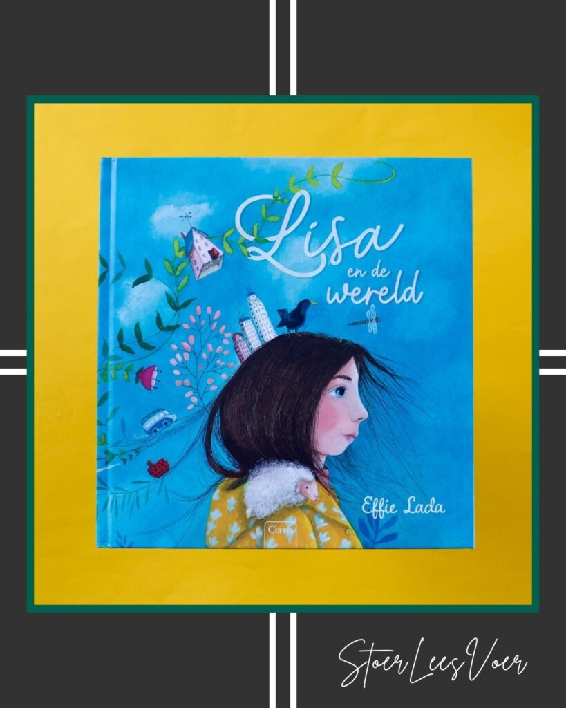 voorkant cover omslag kaft Lisa en de wereld met StoerLeesVoer kader