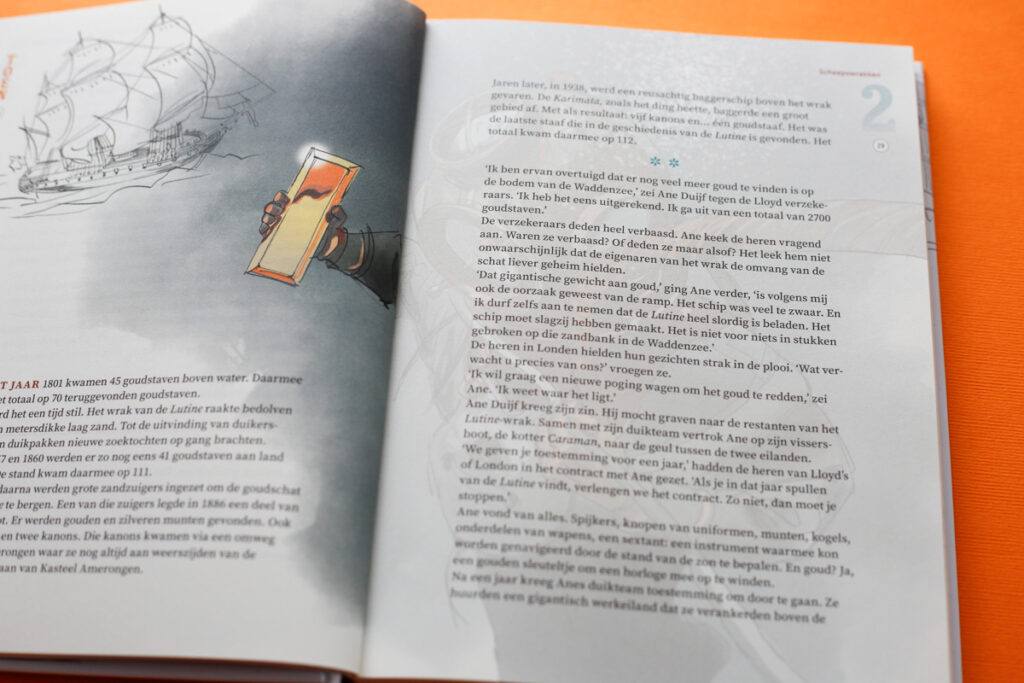 bladspiegel waarbij de illustratie stoort in de tekst pagina 29