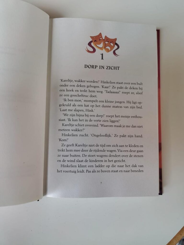 Eerste bladzijde De avonturen van Kareltje