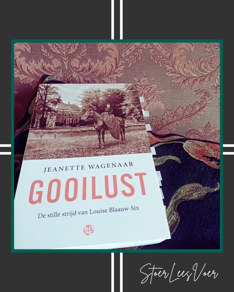 Historische roman 'Gooilust' van Jeanette Wagenaar voorkant cover omslag kaft