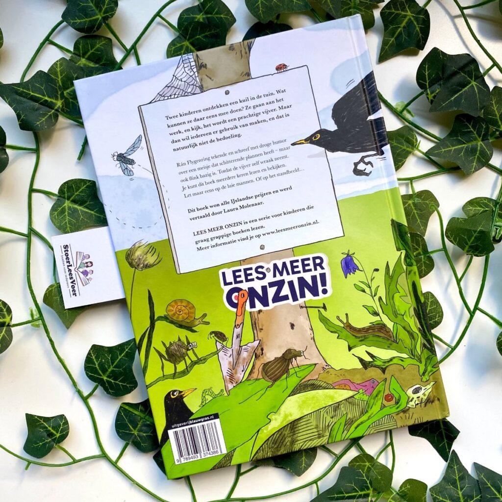 De vijver achterkant achterflap synopsis samenvatting cover omslag kaft lees meer onzin