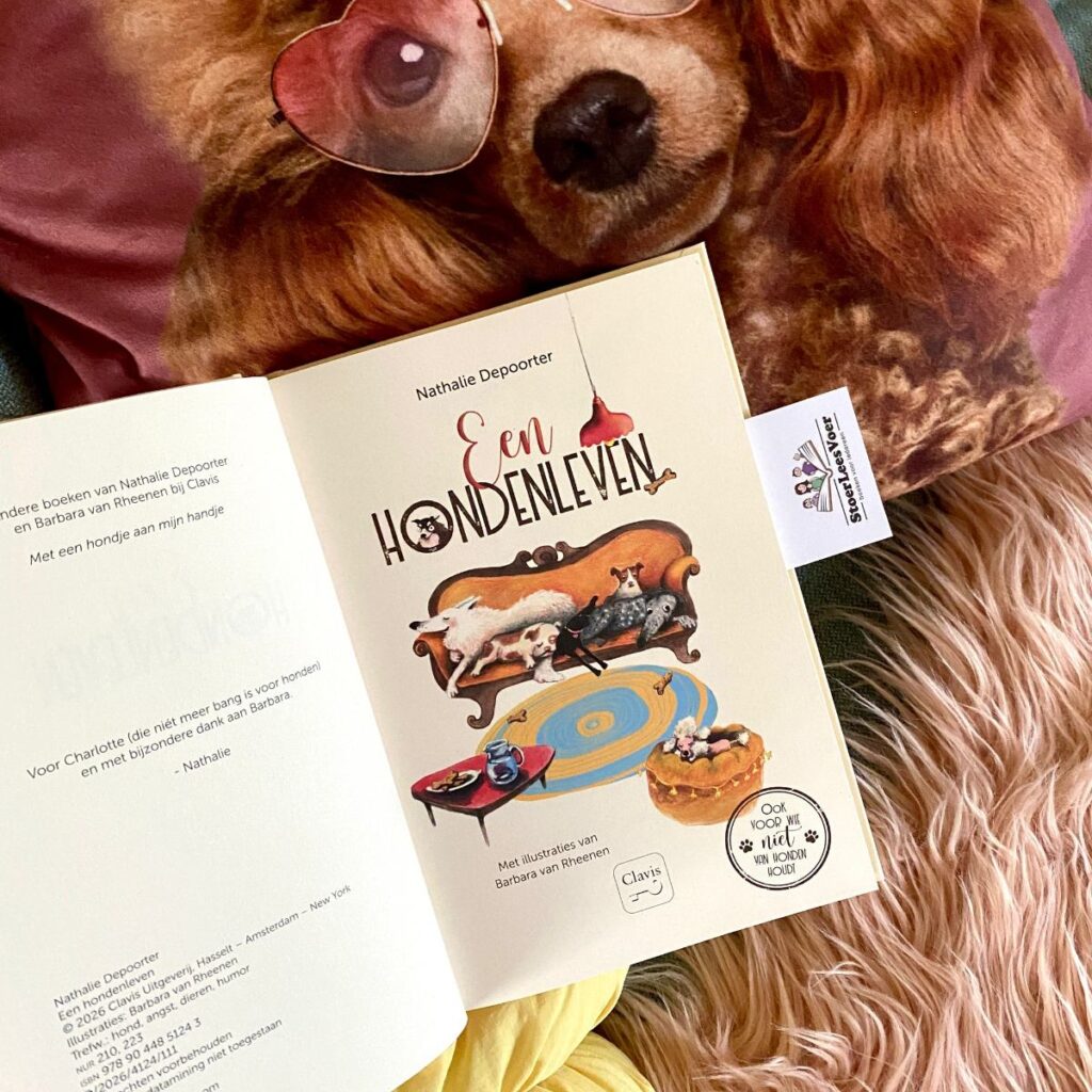 titelblad weetjesboek hond nathalie Depoorter barbara van rheenen