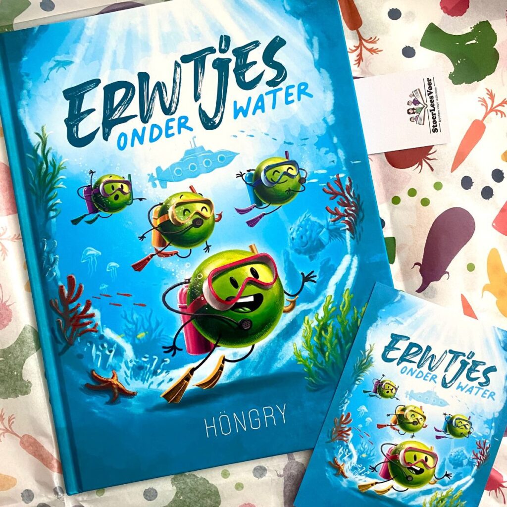 Erwtjes onder water voorkant cover omslag kaft