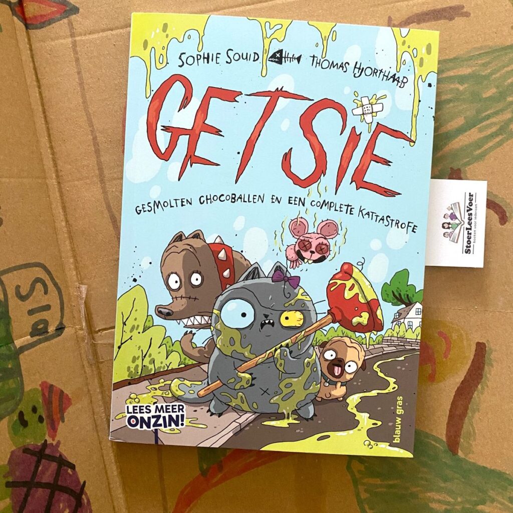 Getsie 2 gesmolten chocoballen en een complete kattastrofe voorkant cover omslag kaft lees meer onzin