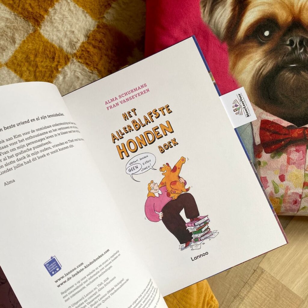 titelblad weetjesboek honden alma schurmans fran vanseveren