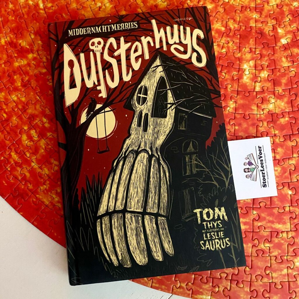 Middernachtmerries Duisterhuys tom thys jeugdhorror voorkant cover omslag kaft