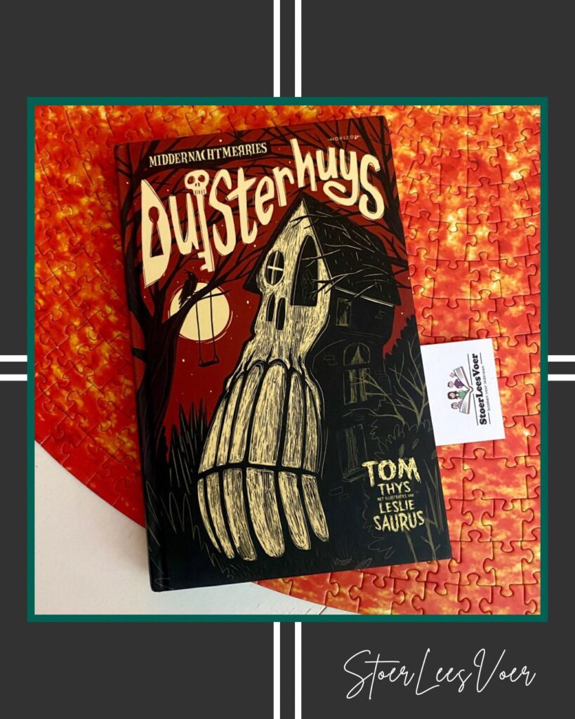 Middernachtmerries Duisterhuys tom thys jeugdhorror voorkant cover omslag kaft