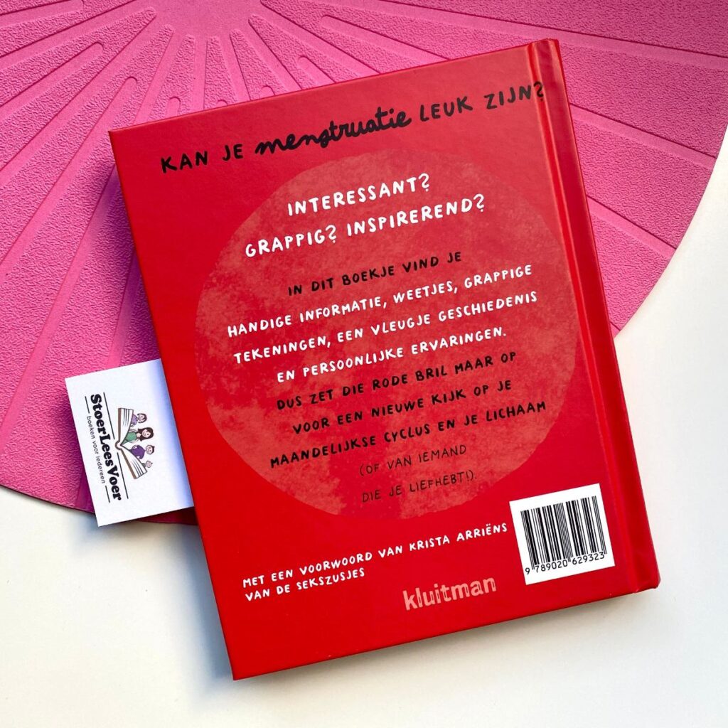 Mijn kleine rode boekje achterkant achterflap synopsis samenvatting cover omslag kaft ongesteldheid