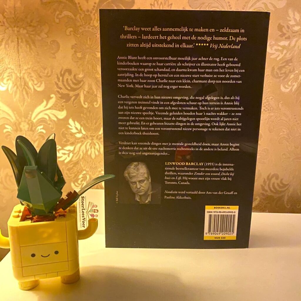 Noodsein linwood barclay achterkant achterflap synopsis samenvatting cover omslag kaft thriller