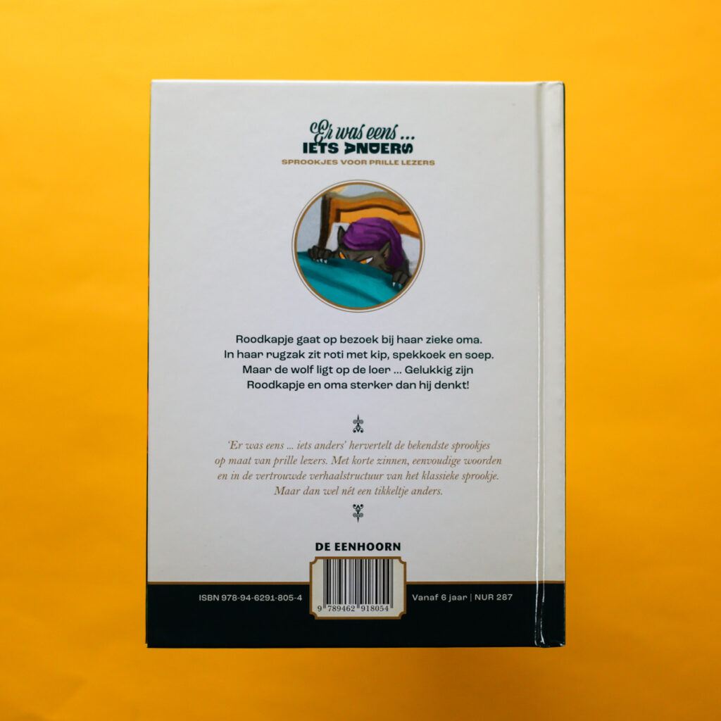 achterkant Roodkapje Er was eens iets anders