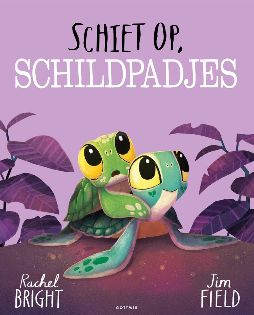 prentenboek Schiet op, schildpadjes voorkant cover omslag kaft