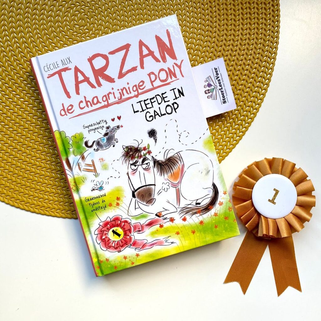Tarzan de chagrijnige pony 2 liefde in galop voorkant cover omslag kaft