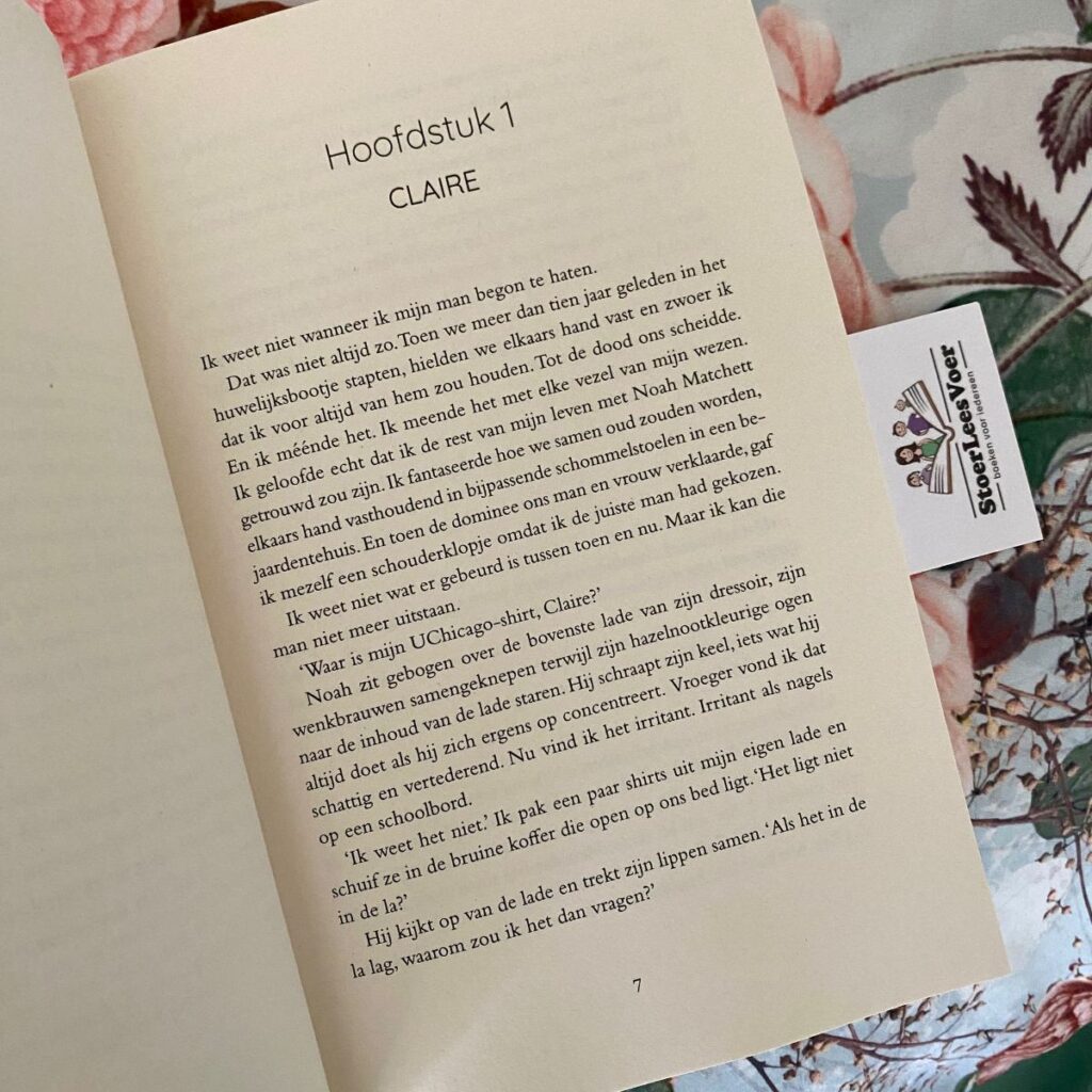 hoofdstuk 1 claire Thriller een voor een Freida McFadden