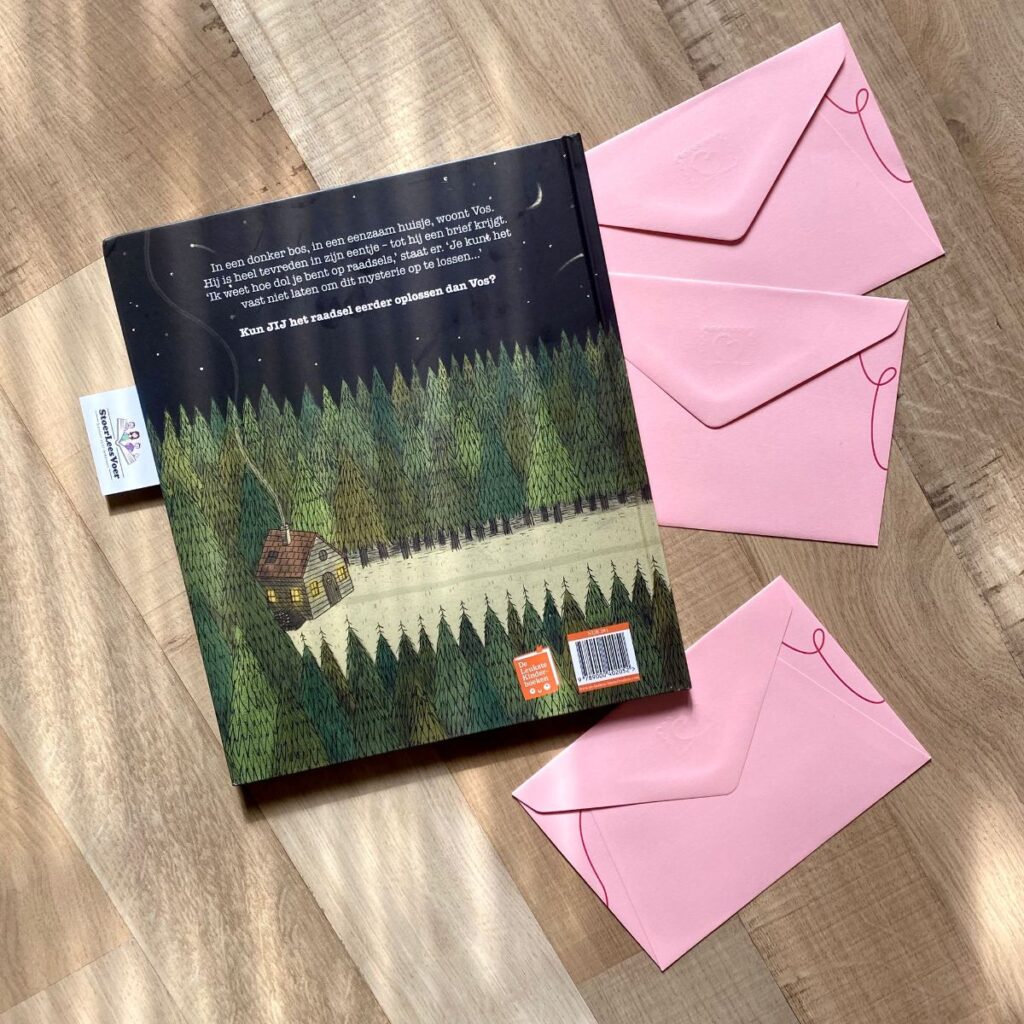 Vos en de geheimzinnige brief achterkant achterflap synopsis samenvatting cover omslag kaft