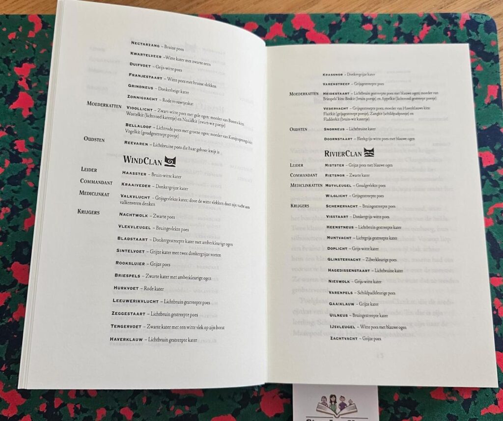 Clans Warrior Cats in serie 6 de verbroken code