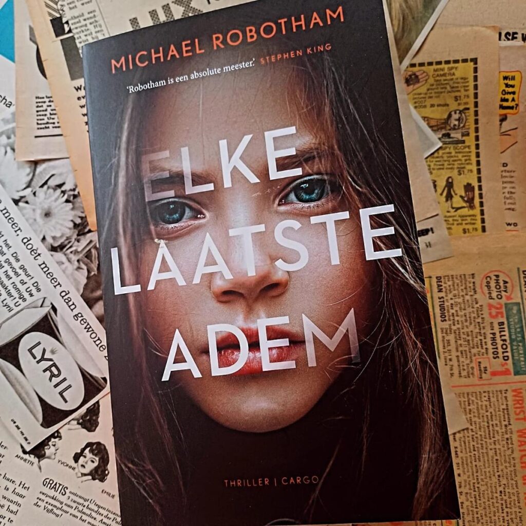Thriller 'Elke laatste adem' van auteur Michael Robotham voorkant cover omslag kaft